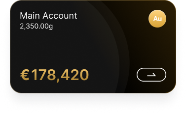 GOLDCARD Tresor – Hauptkonto 2.350,00 g Au, 178.420 €